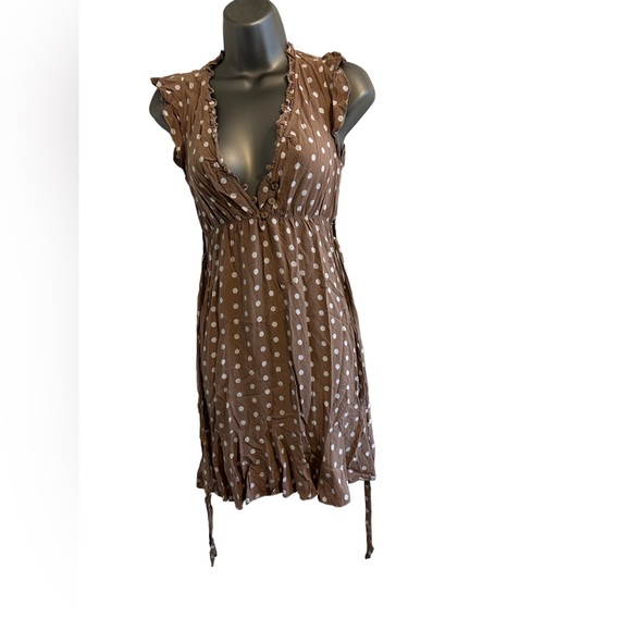 SOLD (elswhere) Stella Morgan Size 8 Polka dot mini summer dress - Picture 5 of 9